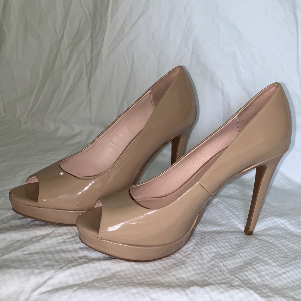 Nude high heels